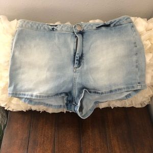 Topshop “Moto” Jean Shorts